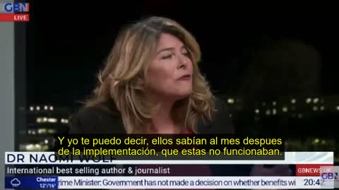 DRA. NAOMI WOLF DICE CLARO Y FUERTE PLAN INYECCIÓN COVID.