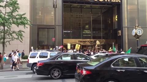 September 2015 NYC Trump Tower protest