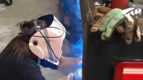 Teach my daughter to Weld
