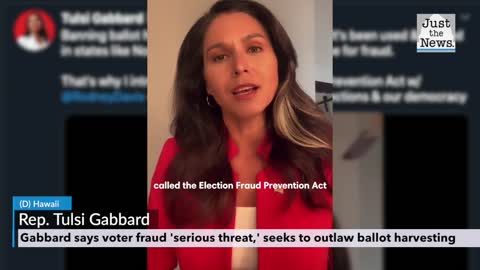 Tulsi Gabbard says: voter fraud 'serious threat,' seeks to outlaw ballot harvesting