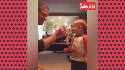 Babies and Magic Trick - Funny Daddy and Baby Magic Tricks Video 2021