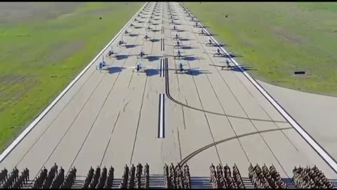 US holds largest elephant walk in Air Force history with 4,000 airmen and 80 warplanes