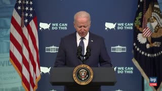 Biden Stares Down at Notes to Answer Pressing Question!