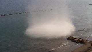 Bizarre tornadic waterspout filmed in Cyprus