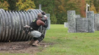 Old School Impulse on the 10-Man Hyperball Field at PnL Paintball