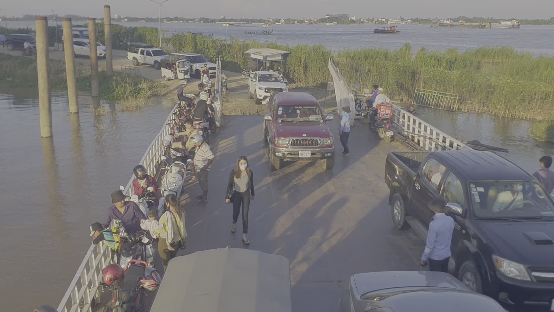 Cambodians boat people