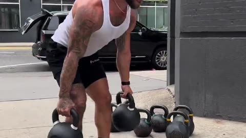 Heavy Kettlebell Workout