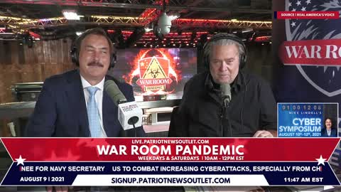 Patriot News Outlet | Mike Lindell & Steve Bannon Discuss The Cyber Symposium 🖥️
