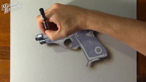 Draw The Muzzle Of A Pistol