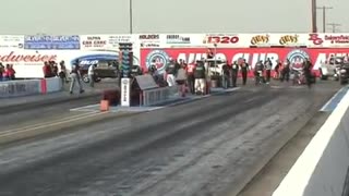 A/Fuel Dragster Crash California Hot Rod Reunion 2008