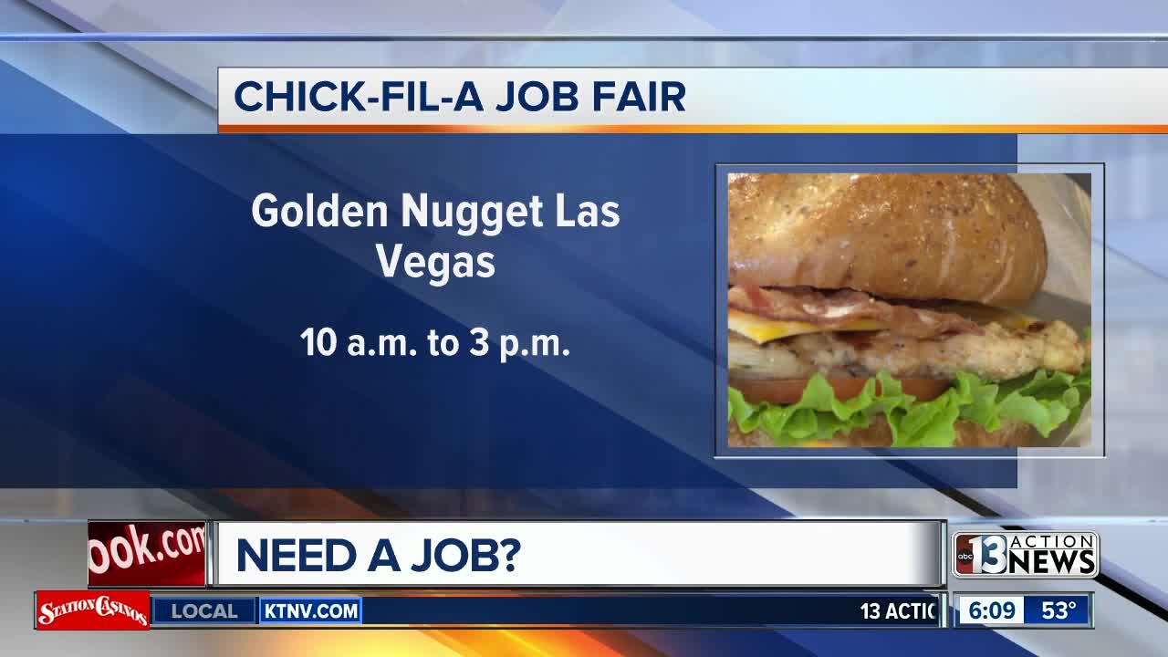 Chick-fil-A job fair today