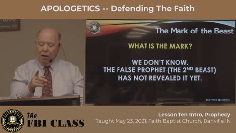 Defending Your Faith, Lesson 10 Into, May 23, 2021