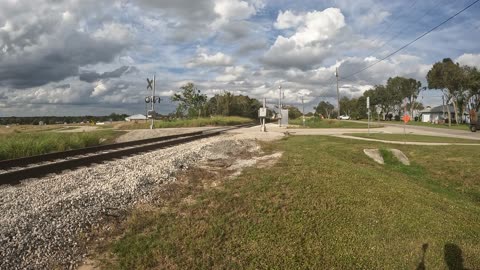 Santa Express Steam Locomotive Arriving In Lake Placid Fla