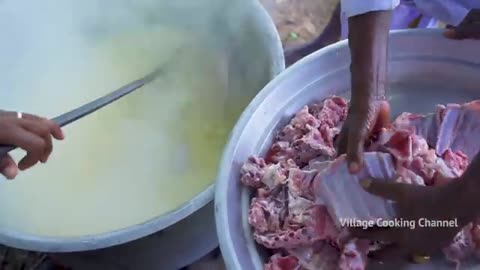 MUTTON BONE SOUP | Village Healthy Soup Recipe indian food
