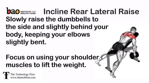 exercise incline rear lateral raise