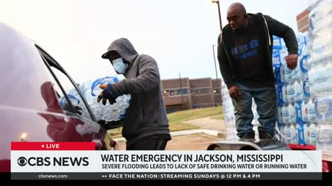 Jackson, Mississippi residents left with no drinking water amid flooding