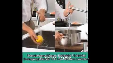 hansgrohe Küchenarmatur Metris Select mit Schlauchbox (Wasserhahn Küche 110°/150° schwenkbar