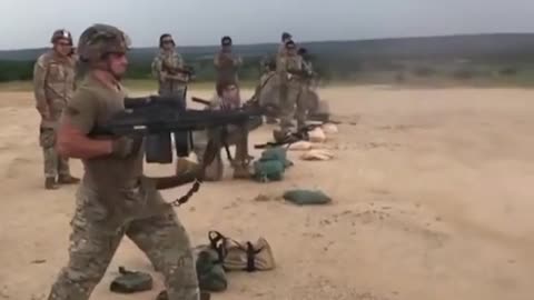 Rambo M249 DUAL WIELD US Army Training
