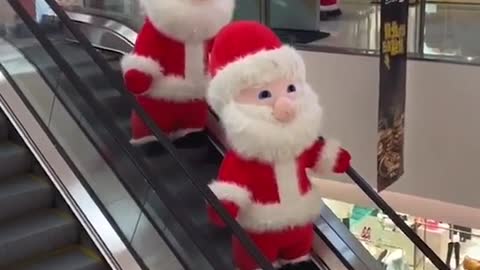 Santa Claus shopping