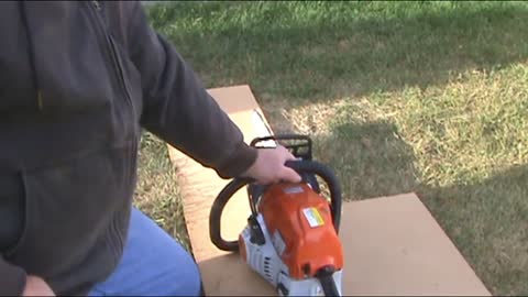 Stihl MS251C Chainsaw First Startup And Review
