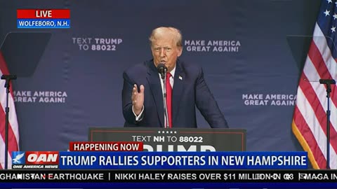 Donald Trump speaks in NH 10/9/2023: UAW, Automobile Industry, and Promises