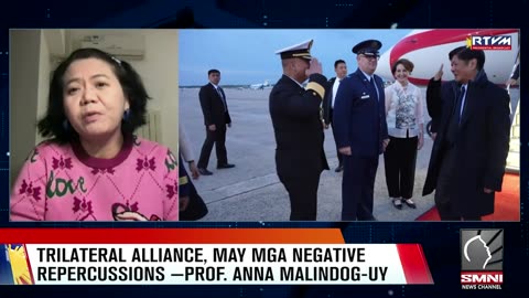 Trilateral alliance, may mga negative repercussions —Prof. Anna Malindoy-Uy