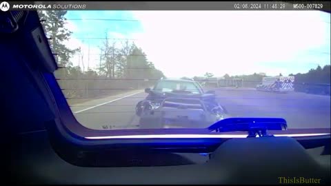 Dashcam shows car slamming into deputy’s patrol car from behind on US-127