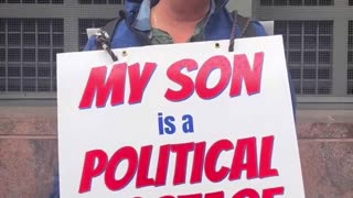 Parents Of J6 Prisoner Protest Outside In DC, Son's Been Incarcerated For 3 Years Without Trial