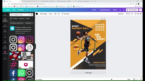 How to Create Professional Sport Poster Design -- #CANVA TUTORIAL