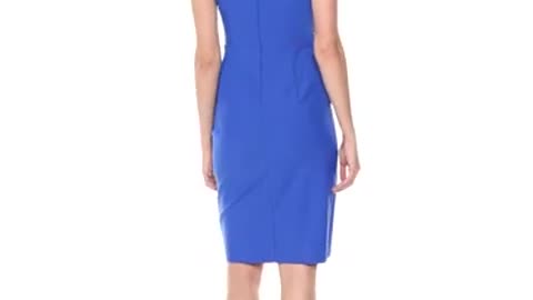 Womens Slimming Short Ruched Dress