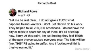 Darwin Anti-Vaxxers