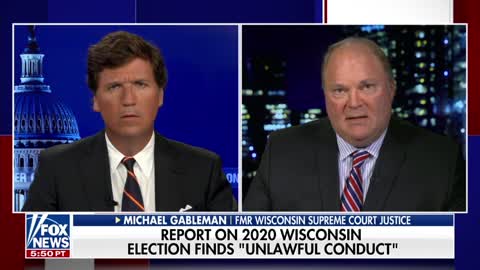 Michael Gableman Exposes Voter Fraud on Tucker Carlson Tonight
