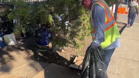 City of San Antonio Maintenance Dept has to clean up after illegals