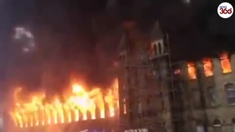 Dalton Mills fire: Blaze rips through 150-year-old building used in Peaky Blinders and Downton Abbey