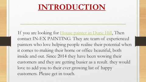 House painter in Durie Hill
