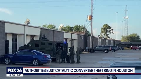 Authorities bust catalytic converter theft ring in Houston