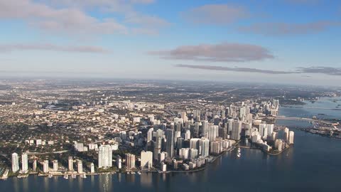 Aerial View of Miami Florida