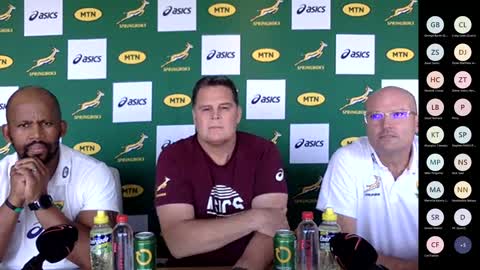 Press conference after the announcement of the Springbok and SA 'A' training squads