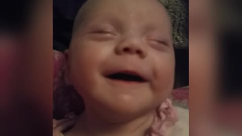Baby Smiling In Her Sleep Made Us Melt