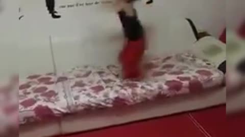 6 year old small girl Amazing Talent for 53 sec 80 nonstop back flips
