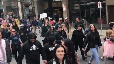 Adelaide Freedom Day Rally March.