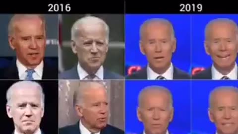 BIDEN - Great collage of two different people , especially the ears