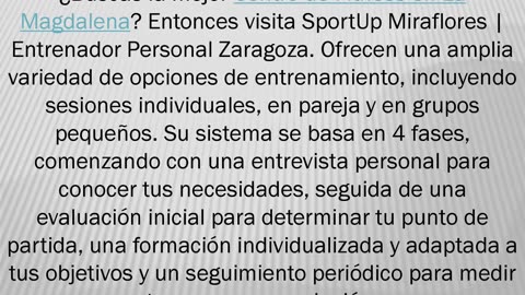 Consigue el mejor Centro de Fitness en La Magdalena