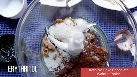 KETO No-bake Chocolate Walnut Cookie | Keto Diet Recipe