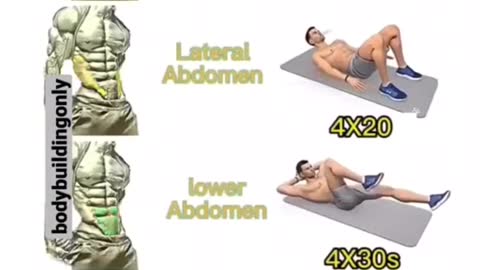 Six pack abs workout at home