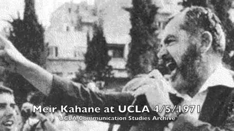 Meir Kahane speaking at UCLA 4-5-1971