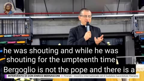 🇮🇹 🇺🇸 Speech By Don Enrico Bernasconi - The Small International Catholic Remnant in Florence