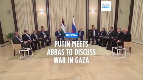 Palestinian leader Abbas 'stands with' Russia as he meets Putin on Moscow visit