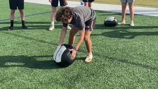 Athlete Assessment Tool #1 Medicine Ball Sprawl to Shouldering