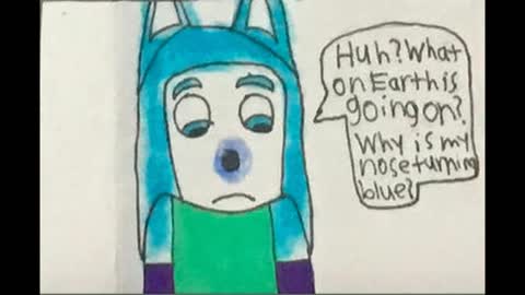 Explorer Husky's blue predicament by Auraknight100